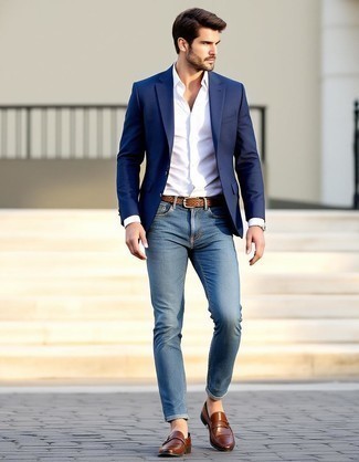 Wie Sakko mit enger Jeans zu kombinieren – 283 Smart-Casual Herren Outfits