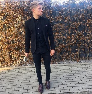 Teenager: Wie Sakko mit enger Jeans zu kombinieren – 2 Smart-Casual Herren Outfits warm Wetter