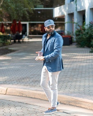 Blaue Baseballkappe kombinieren: Looks für Herren