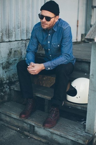20 Jährige: Blaue Mütze kombinieren – 58 Smart-Casual Herren Outfits