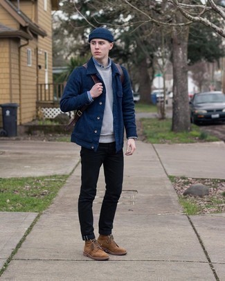 20 Jährige: Blaue Mütze kombinieren – 58 Smart-Casual Herren Outfits