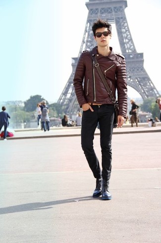 Blaue Stiefel kombinieren – 254 Herren Outfits