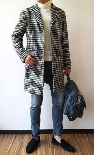 Blaue Aktentasche kombinieren – 18 Herren Outfits kühl Wetter