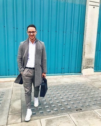 Blaue Aktentasche kombinieren – 18 Herren Outfits kühl Wetter