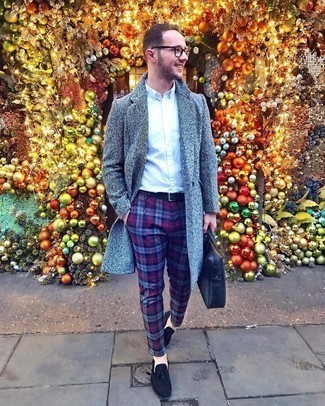 Blaue Aktentasche kombinieren – 18 Herren Outfits kühl Wetter