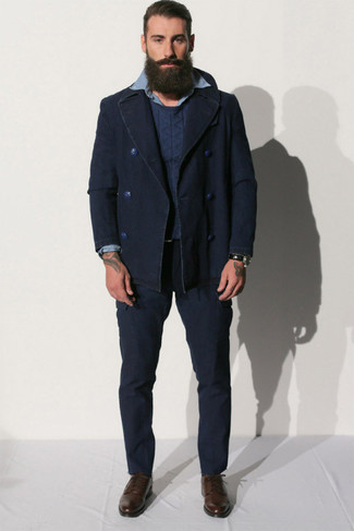 Blaues Businesshemd kombinieren – 1301+ Herren Outfits