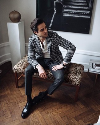Blaue Jacke mit Vichy-Muster kombinieren – 16 Sommer Herren Outfits