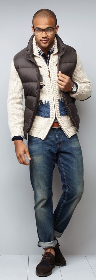 Welche ärmellose Jacken mit blauer Jeans zu tragen – 290 Herren Outfits