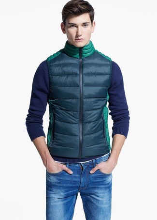 Welche ärmellose Jacken mit blauer Jeans zu tragen – 290 Herren Outfits