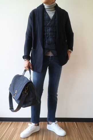 Welche ärmellose Jacken mit blauer Jeans zu tragen – 290 Herren Outfits