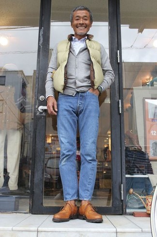 Welche ärmellose Jacken mit blauer Jeans zu tragen – 290 Herren Outfits