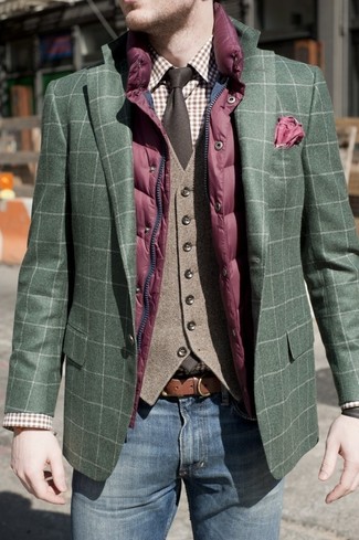 Welche ärmellose Jacken mit blauer Jeans zu tragen – 290 Herren Outfits