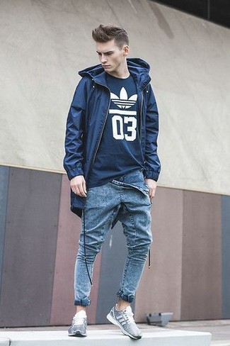Welche Turnschuhe mit blauer Jeans zu tragen – 2000+ Herren Outfits