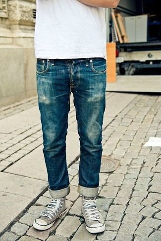 Welche Turnschuhe mit blauer Jeans zu tragen – 2000+ Herren Outfits