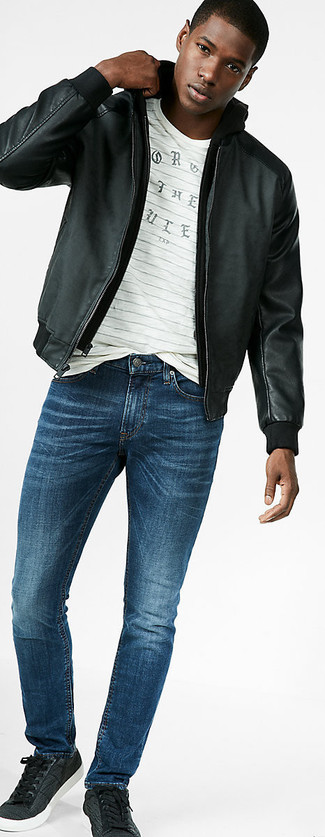 Welche Turnschuhe mit blauer Jeans zu tragen – 2000+ Herren Outfits