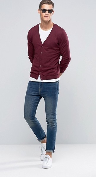 Welche Turnschuhe mit blauer Jeans zu tragen – 2000+ Herren Outfits