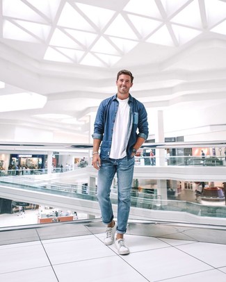 Welche Turnschuhe mit blauer Jeans zu tragen – 2000+ Herren Outfits