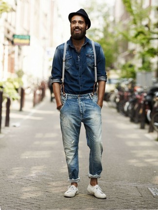 Welche Turnschuhe mit blauer Jeans zu tragen – 2000+ Herren Outfits