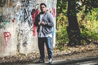 Welche Turnschuhe mit blauer Jeans zu tragen – 2000+ Herren Outfits