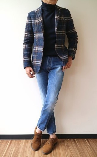 Welche Rollkragenpullover mit blauer Jeans zu tragen – 882+ Herren Outfits