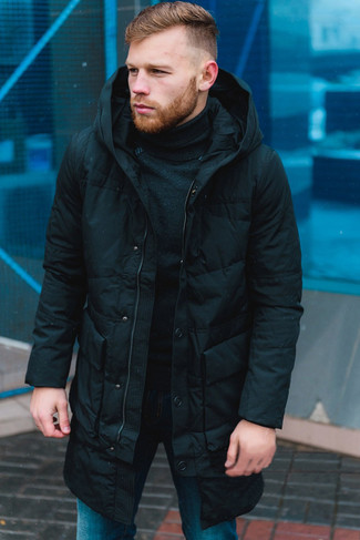 Welche Rollkragenpullover mit blauer Jeans zu tragen – 882+ Herren Outfits