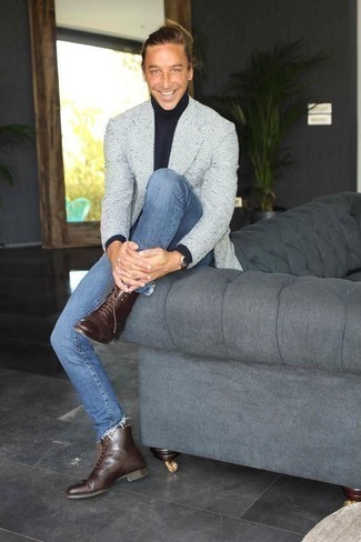Welche Rollkragenpullover mit blauer Jeans zu tragen – 882+ Herren Outfits