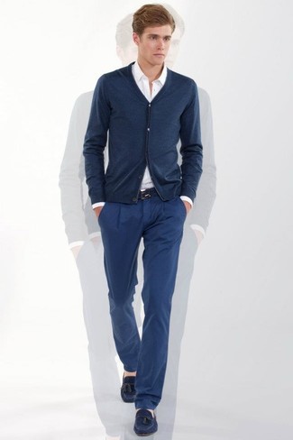 Blaue Slipper kombinieren – 821+ Herren Outfits