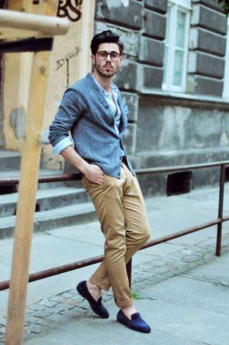 Blaue Slipper kombinieren – 821+ Herren Outfits