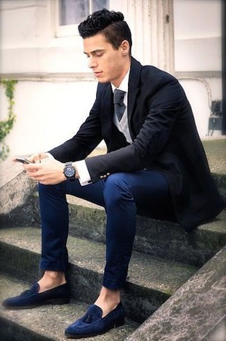 Blaue Slipper kombinieren – 821+ Herren Outfits