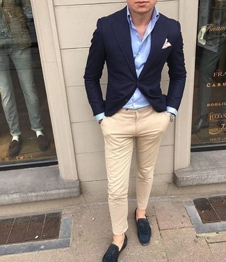 Blaue Slipper kombinieren – 821+ Herren Outfits