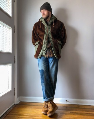 Blaue Hose mit Flicken kombinieren – 39 Herren Outfits warm Wetter