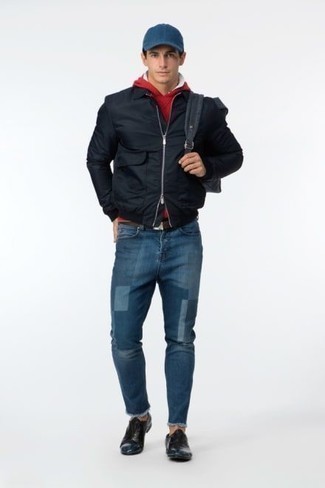 Blaue Hose mit Flicken kombinieren – 39 Herren Outfits warm Wetter