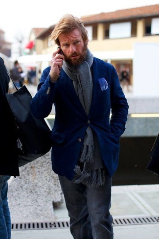 Blaues Einstecktuch kombinieren – 1712+ Herren Outfits