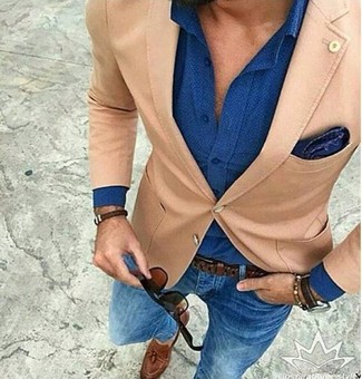 Welche Slipper mit Quasten mit blauer enger Jeans zu tragen – 44 Herren Outfits