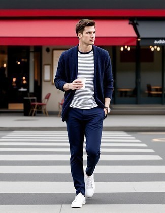 Blauen Pullover kombinieren – 1419+ Frühling Herren Outfits