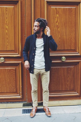 Blauen Pullover kombinieren – 1419+ Frühling Herren Outfits