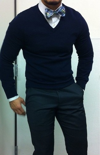 Blauen Pullover kombinieren – 1419+ Frühling Herren Outfits