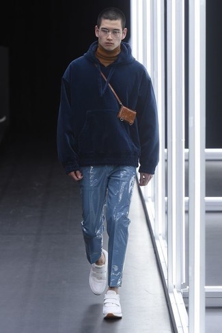 Blauen Pullover kombinieren – 1419+ Frühling Herren Outfits