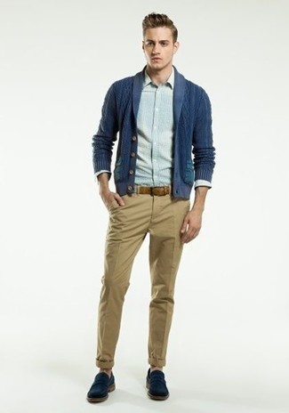Blauen Pullover kombinieren – 1419+ Frühling Herren Outfits