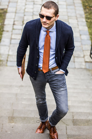 Blauen Pullover kombinieren – 1419+ Frühling Herren Outfits
