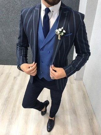 Welche Slipper mit blauer Weste zu tragen – 116 Herren Outfits