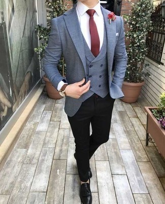 Welche Slipper mit blauer Weste zu tragen – 116 Herren Outfits