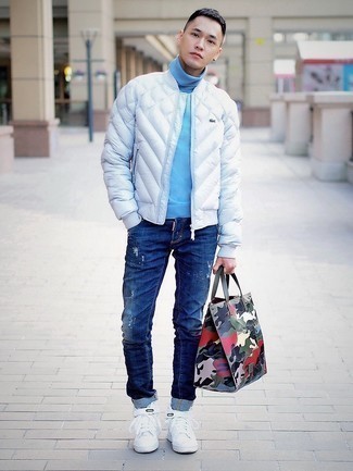 mehrfarbige Shopper Tasche aus Leder von Fendi