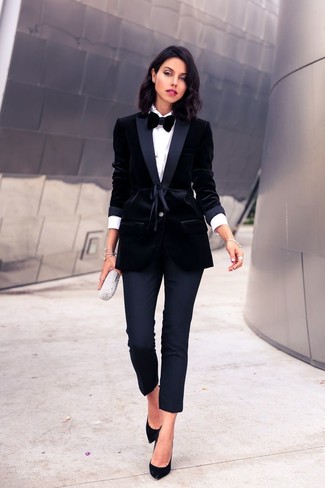 Fliege kombinieren – 11 Damen Outfits