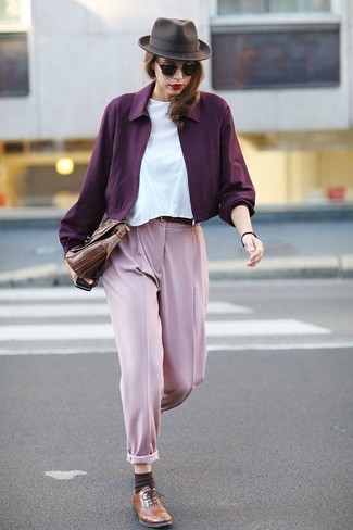 Brogues kombinieren – 21 Damen Outfits