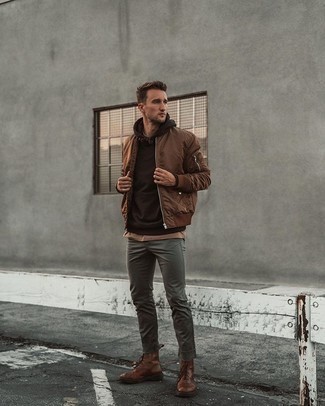 Braune Bomberjacke kombinieren – 628+ Herren Outfits