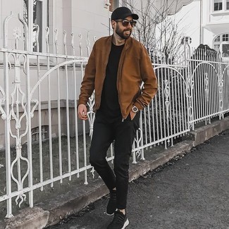 Braune Bomberjacke kombinieren – 628+ Herren Outfits