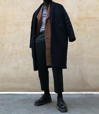 Braunen Mantel mit Karomuster kombinieren – 29 Herren Outfits