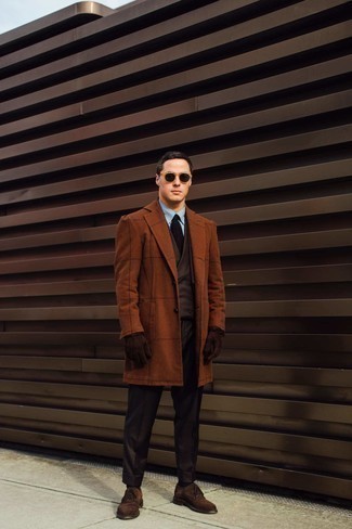Braunen Mantel mit Karomuster kombinieren – 29 Herren Outfits