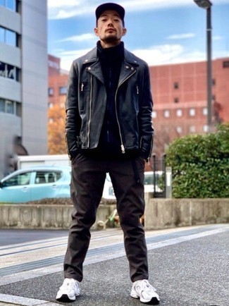 Welche Pullover mit einem Reißverschluß mit brauner Chinohose zu tragen – 27 Herren Outfits